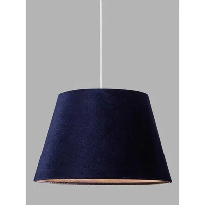 John Lewis John Lewis & Partners Jenny Velvet Tapered Lampshade