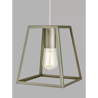 John Lewis ANYDAY John Lewis & Partners Industrial Lantern Ceiling Shade