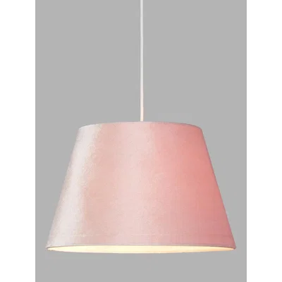 John Lewis John Lewis & Partners Jenny Velvet Tapered Lampshade