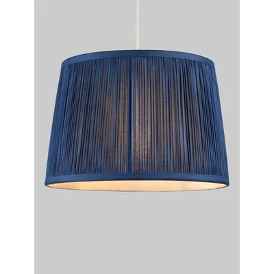 John Lewis John Lewis & Partners Lymington Pleated Silk Tapered Lampshade