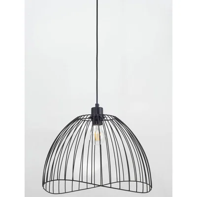 John Lewis John Lewis & Partners Hiko Easy-to-Fit Ceiling Shade, Black