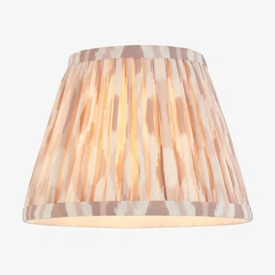 Knees Ikat 20cm Fabric Shade - Neutral