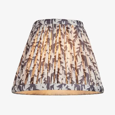 Knees Leaf 16cm Fabric Shade - Pearl Grey