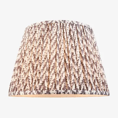 Knees Leaf 35cm Fabric Shade - Pearl Grey