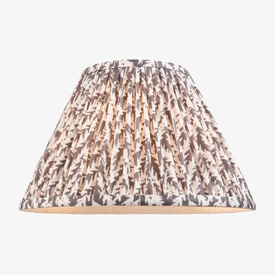 Knees Leaf 30cm Fabric Shade - Pearl Grey