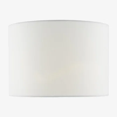 Knees Dar Lighting CIA1302 Ciara Table Lamp Shade - White Linen