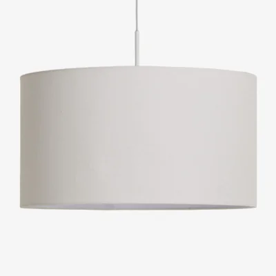 Kave Home Niani ceiling lamp shade in ivory-coloured cotton Ø45cm