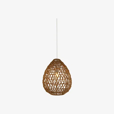 La Redoute 29cm Natural Paper String Woven Easy Fit Pendant Shade