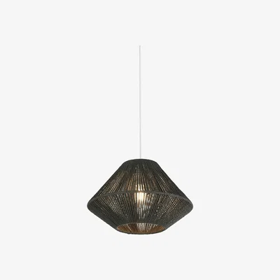 La Redoute 30cm Diamond Pattern Paper String Woven Easy Fit Pendant Shade