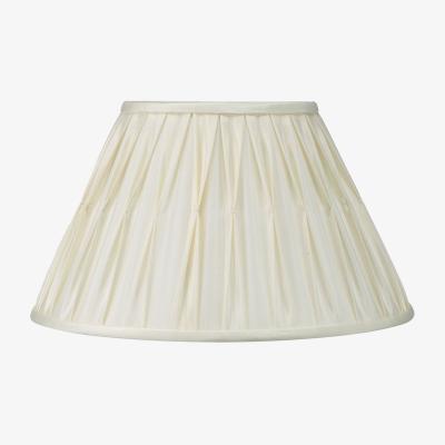 La Redoute 40cm Silk Mix Pinch Pleat Tapered Lampshade
