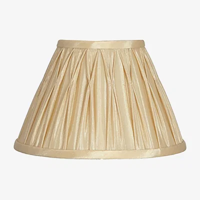 La Redoute 25cm Silk Mix Pinch Pleat Tapered Lampshade
