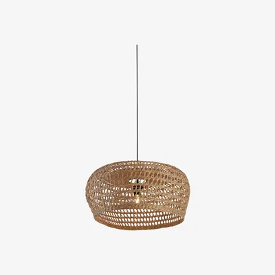La Redoute 25cm Oval Seagrass Easy Fit Pendant Shade