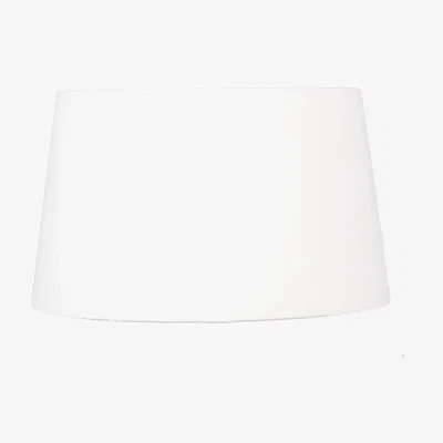 La Redoute 35cm White Cotton Tapered Cylinder Lampshade