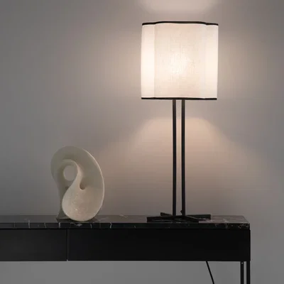 La Redoute Suso Washed Linen Lampshade