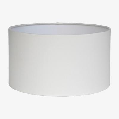La Redoute 35cm Ivory Poly Cotton Cylinder Drum Lampshade