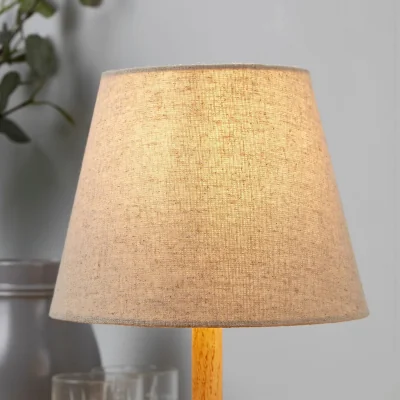 La Redoute 20cm Linen Tapered Lampshade