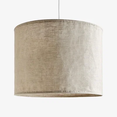 La Redoute Thade 50cm Diameter Crumpled Linen Ceiling Light Shade