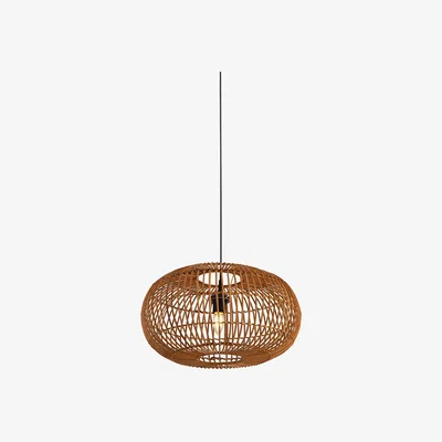La Redoute 26cm Oval Rattan Easy Fit Pendant Shade