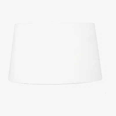 La Redoute 40cm White Cotton Tapered Cylinder Lampshade