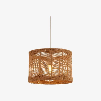La Redoute 30cm Natural Paper String Woven Easy Fit Pendant Shade