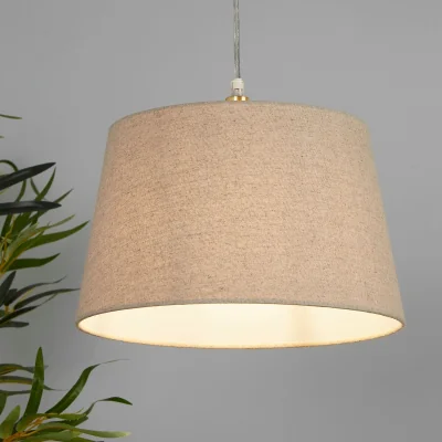 La Redoute 30cm Linen Tapered Lampshade