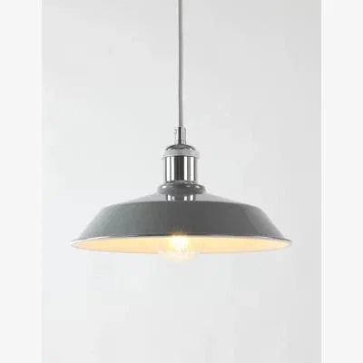 Marks & Spencer M&S  Hudson Lamp Shade - Grey, Grey,Black,Cream