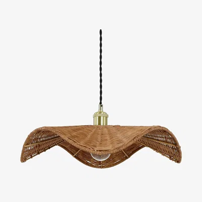 Marks & Spencer M&S Rocco Rattan Easy Fit Ceiling Lamp Shade - Natural, Natural