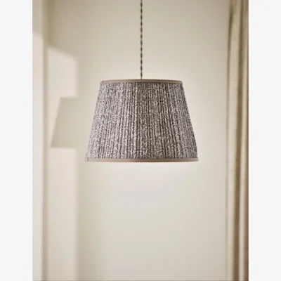Marks & Spencer M&S Collection Paisley Pleated Lamp Shade - Cream, Cream,Red