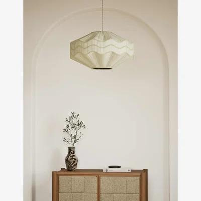 Marks & Spencer M&S Pleated Wave Large Easy Fit Shade Cream