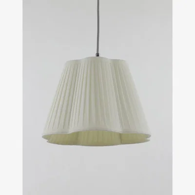 Marks & Spencer M&S Wavy Pleated Lamp Shade - Ivory, Ivory,Ochre,Forest Green,Navy