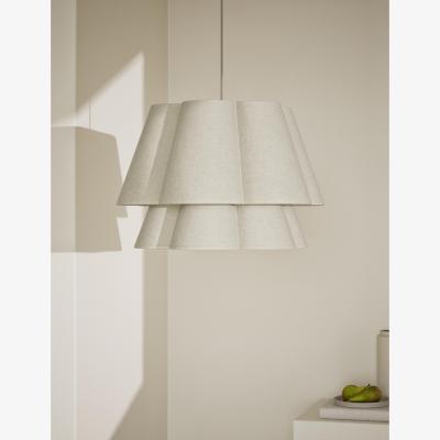 Marks & Spencer M&S Collection 2 Tier Scallop Lamp Shade - Natural, Natural