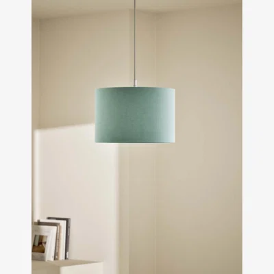 Marks & Spencer M&S Velvet Lamp Shade Duck Egg