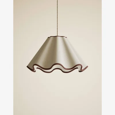 Marks & Spencer M&S Wave Scallop Large Lamp Shade Green