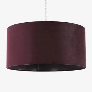 Marks & Spencer M&S Velvet Oversized Ceiling Lamp Shade - Aubergine, Aubergine,Blush,Teal,Forest Green,Ochre,Navy