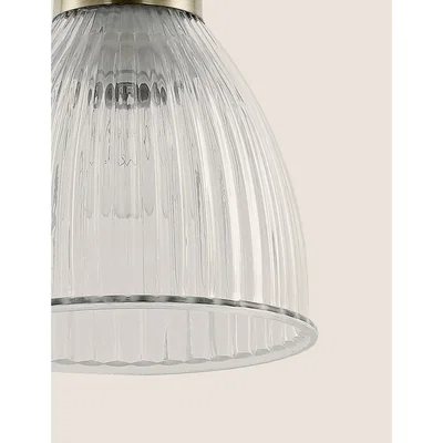 Marks & Spencer M&S Florence Glass 3 Multi Pendant Light - Antique Brass, Antique Brass