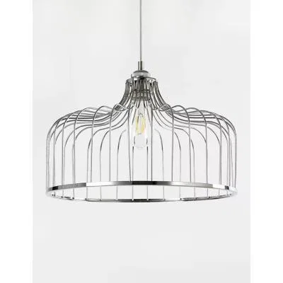 Marks & Spencer M&S Madrid Ceiling Lamp Shade - Silver, Silver,Black,Antique Brass
