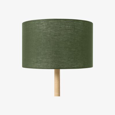 Made.com Brisa 100% Linen Lamp Shade, 30cm, Moss Green