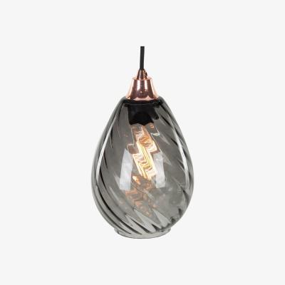 Made.com Ilaria Pendant Lamp Shade, Smoke Grey