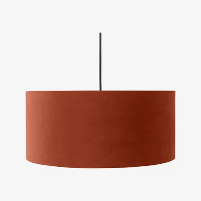 Made.com Carmella Lamp Shade, Burnt Orange Velvet