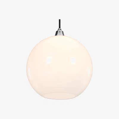 Made.com Edna Glass Easyfit Shade, Opal  