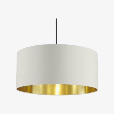 Made.com Oro Pendant Shade, Clay White & Brass