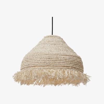 Made.com Danae Crocheted Lamp Shade, Natural Palm
