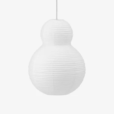 Made in Design Puff Bubble Lampshade paper white / Rice paper - Ø 35 x H 50 cm - Normann Copenhagen