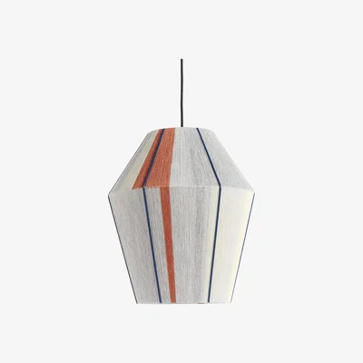 Made in Design Bonbon Small Lampshade - / Ø 32 - Hand-woven wool by Hay Grey