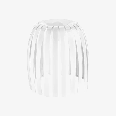 Made in Design Josephine XL Lampshade - / Ø 50 x H 47.5 cm by Koziol White