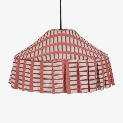 Made in Design Nicole Lampshade textile red / Ø 50 x H 28 cm - Cotton voile - NOBODINOZ