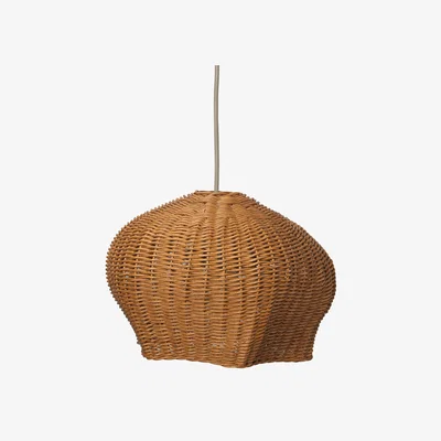 Made in Design Drape Small Lampshade cane & fibres beige / 32 x 29 cm x H 24 cm - Ferm Living