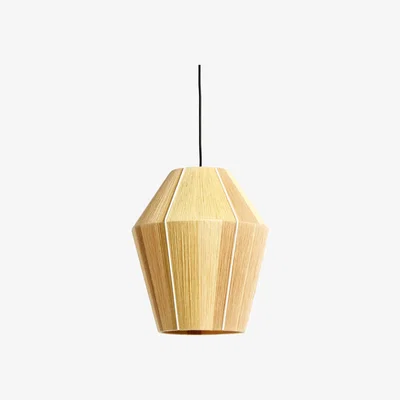 Made in Design Bonbon Small Lampshade - / Ø 32 - Hand-woven wool by Hay Yellow