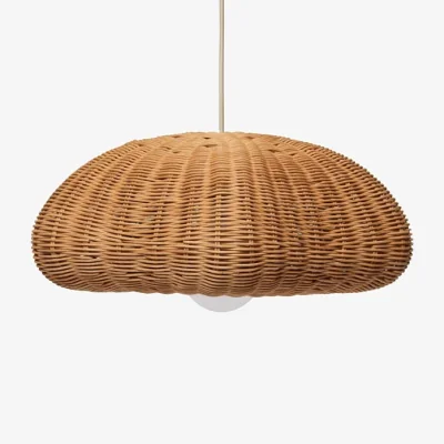 Made in Design Rivan Lampshade cane & fibres beige / Hand-woven - Ø 45 cm - Ferm Living