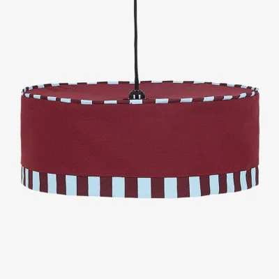 Made in Design Paul Lampshade textile purple / Ø 50 x H 18 cm - NOBODINOZ